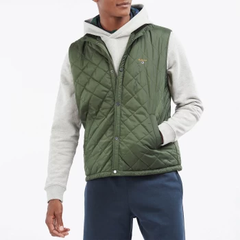 Barbour Mens Crest Gilet - Green - S