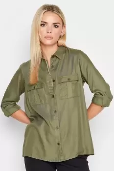 Petite Utility Pocket Shirt