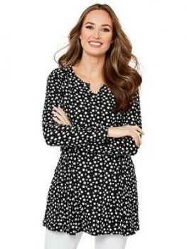 Joe Browns Reverse Seam Tunic - Black, Size 10, Women