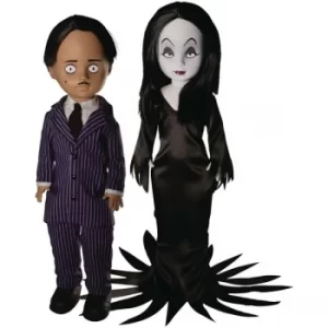 Gomez & Morticia (The Addams Family) Living Dead Dolls Mezco Figures