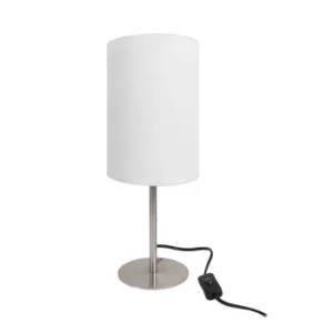 Romi Table lamp Satin Nickel 1x E27