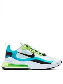 Nike Air Max 270 React Se, Blue/Green, Size 9, Men