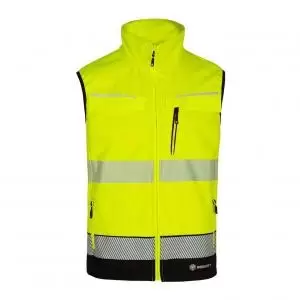 Beeswift DELTIC HI-VIS GILET TWO-TONE Saturn Yellow N XXL