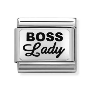 Nomination CLASSIC Silvershine Oxidised BOSS Lady Charm 330109/35