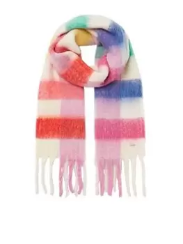 Joules Folley Pastel Check Scarf - Multi