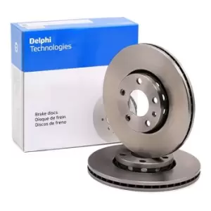 DELPHI Brake disc BG2745 Brake rotor,Brake discs VW,AUDI,SKODA,PASSAT Variant (3B6),PASSAT Variant (3B5),PASSAT (3B3),PASSAT (3B2),A4 Avant (8K5, B8)