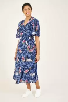 Crane Floral 'Nancy' Midi Dress