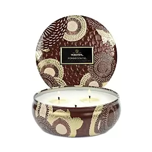 Voluspa Forbidden Fig 3 Wick Tin Candle 12 oz.