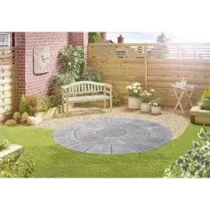 Stylish Stone Chantry Circle Kit 2.4m Graphite