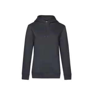 B&C Womens/Ladies Queen Hoody (L) (Asphalt)