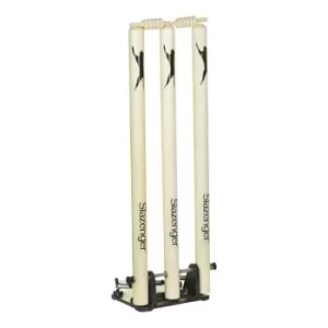 Slazenger Wooden Cricket Spring Stump Set