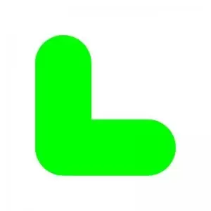 Green Symbol &rdquo;L&rdquo; Floor Graphic adheres to most