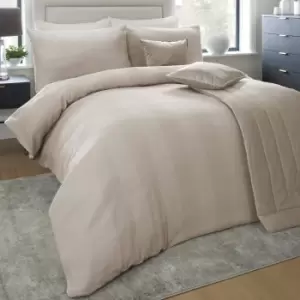 Capri Duvet Cover and Pillowcase Set Natural Natural