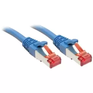 LINDY 47722 RJ45 Network cable, patch cable CAT 6 S/FTP 7.50 m Blue