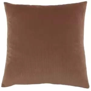 Furn. - Aurora Ribbed Velvet Cushion Rock Rose - Rock Rose