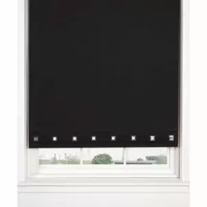 Emma Barclay Roller Blinds Square Eyelet 60 x 165cm Black