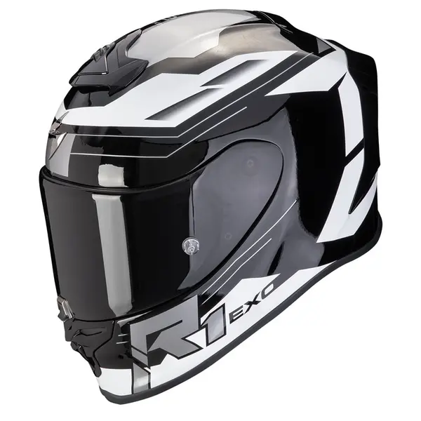 Scorpion EXO-R1 Evo Air Blaze Black White Full Face Helmet Size M