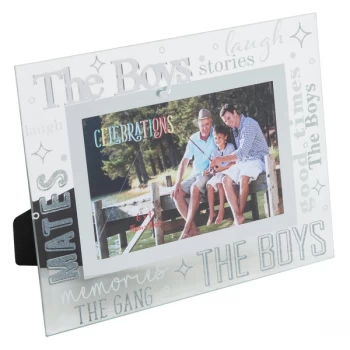 6" x 4" - CELEBRATIONS Friends & Family Frame - THE BOYS