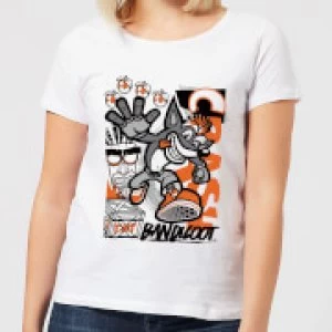 Crash Bandicoot High Four Womens T-Shirt - White - 4XL