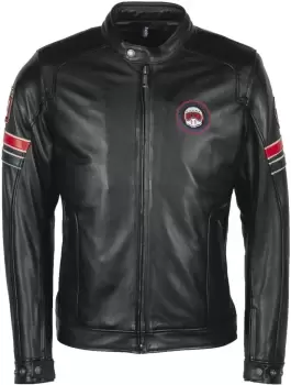 Helstons Elron Motorcycle Leather Jacket, black, Size 2XL, black, Size 2XL