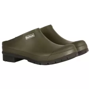 Barbour Mens Quinn Rubber Mule Olive 10