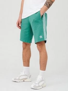 Adidas Originals 3 Stripe Shorts - Green