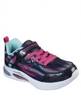 Skechers Girls Skech-Air Speeder Trainers - Navy