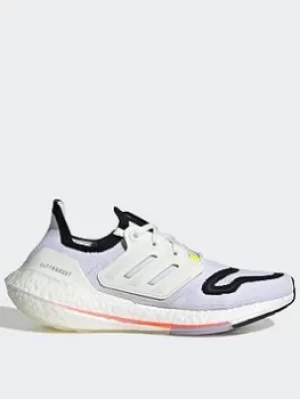 adidas Ultraboost 22 Shoes, White/White, Size 5.5, Women