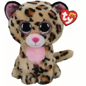 Ty Livvie Leopard Beanie Boo Medium