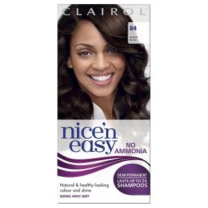 Nice'n Easy Non Permanent Hair Dye Darkest Brown 84