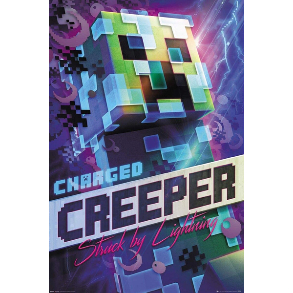 Minecraft - Charged Creeper Maxi Poster