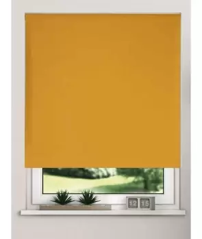 Thermal Blackout Roller Blinds 175cm Drop x Width 120cm Ochre