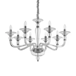 Danieli 8 Light Pendant Light Trasparent, E14