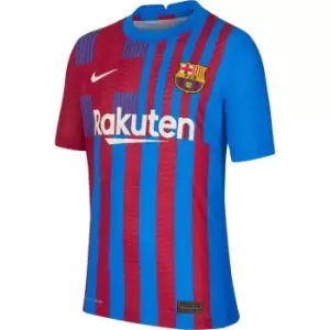 Nike Barcelona Match Home Shirt 2021 2022 Junior - Blue