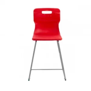 TC Office Titan High Chair Size 5, Red