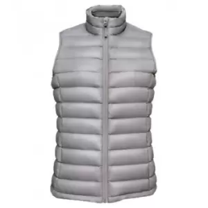 SOLS Womens/Ladies Wilson Lightweight Padded Bodywarmer (XL) (Metal Grey)