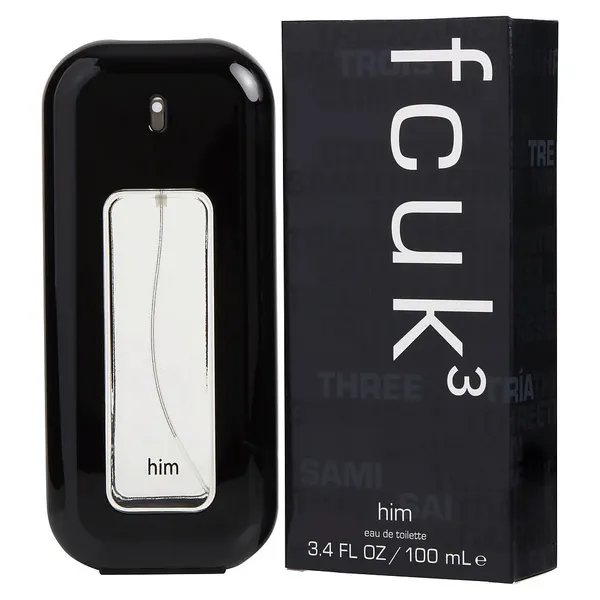 FCUK 3 Him Eau de Toilette For Him 100ml