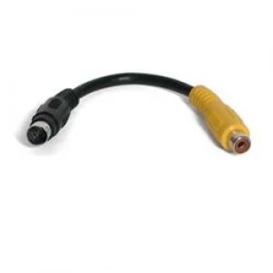 StarTech.com 6" S-Video to Composite Video Adapter Cable