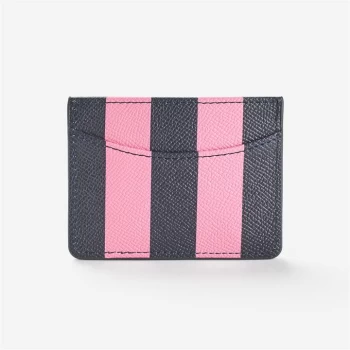 Jack Wills Lanpher Card Holder - Pink Navy Strip