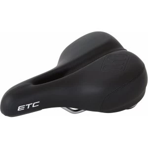 ETC Unisex Black Comfort Saddle