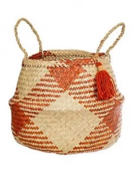 Sass & Belle Terracotta Tassel Basket