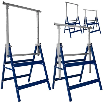 Deuba - 4x Builders Trestles 7x Adjustable