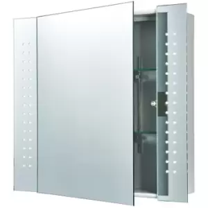 LED mirror bathroom Revelo Glass,steel Silver,glass mirror 60 cm