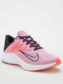 Nike Quest 3 - Pink/White , Pink/White, Size 7, Women