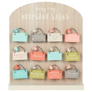 A Teenie Tiny Keepsake Sign Pack Of 60