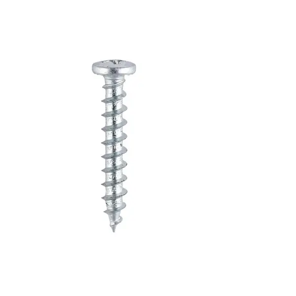 Pvc Window Screws Shallow Pan BZP 216Z Diameter: 4.8mm