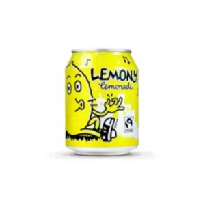 Lemony Fairtrade Organic Lemonade - 250ml x 24 - 85919 - Karma Cola