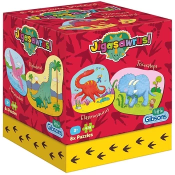 Dinosaur Jigasawrus Jigsaw Puzzle - 16 Pieces