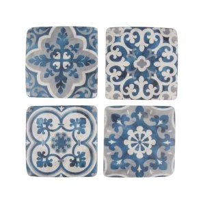 Sass & Belle Mediterranean Mosaic Santorini Coasters (Set of 4)