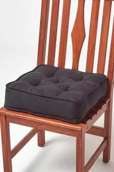 Faux Suede Dining Chair Booster Cushion